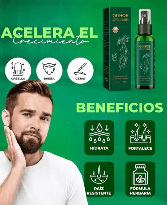 Spray Para Crecer El Pelo Ouhoe X2