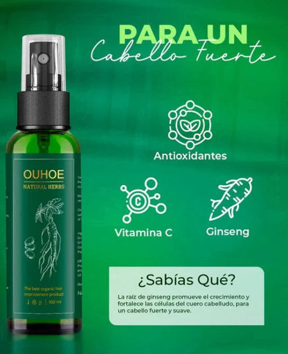 Spray Para Crecer El Pelo Ouhoe X2