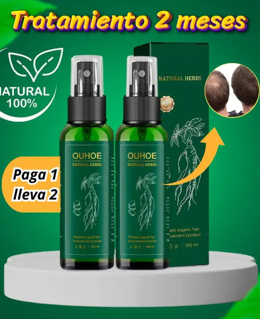 Spray Para Crecer El Pelo Ouhoe X2